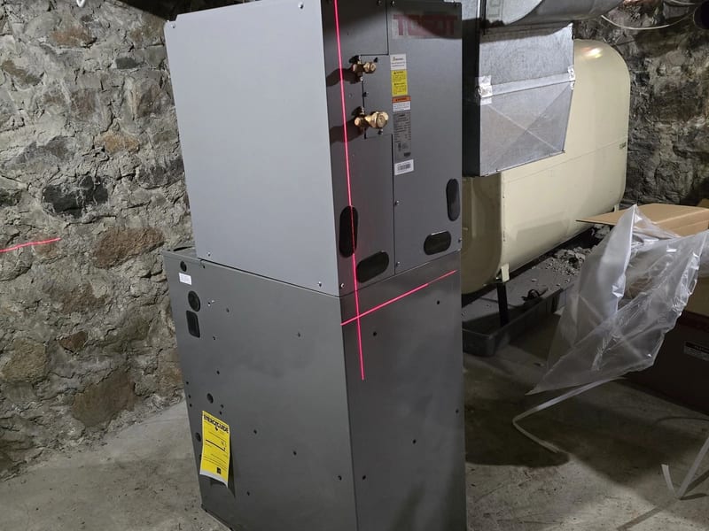 Basement Mechanical Room — Quinte West, ON — Johnston Mechanical HVAC LTD, Trenton, Belleville & Quinte West Ontario