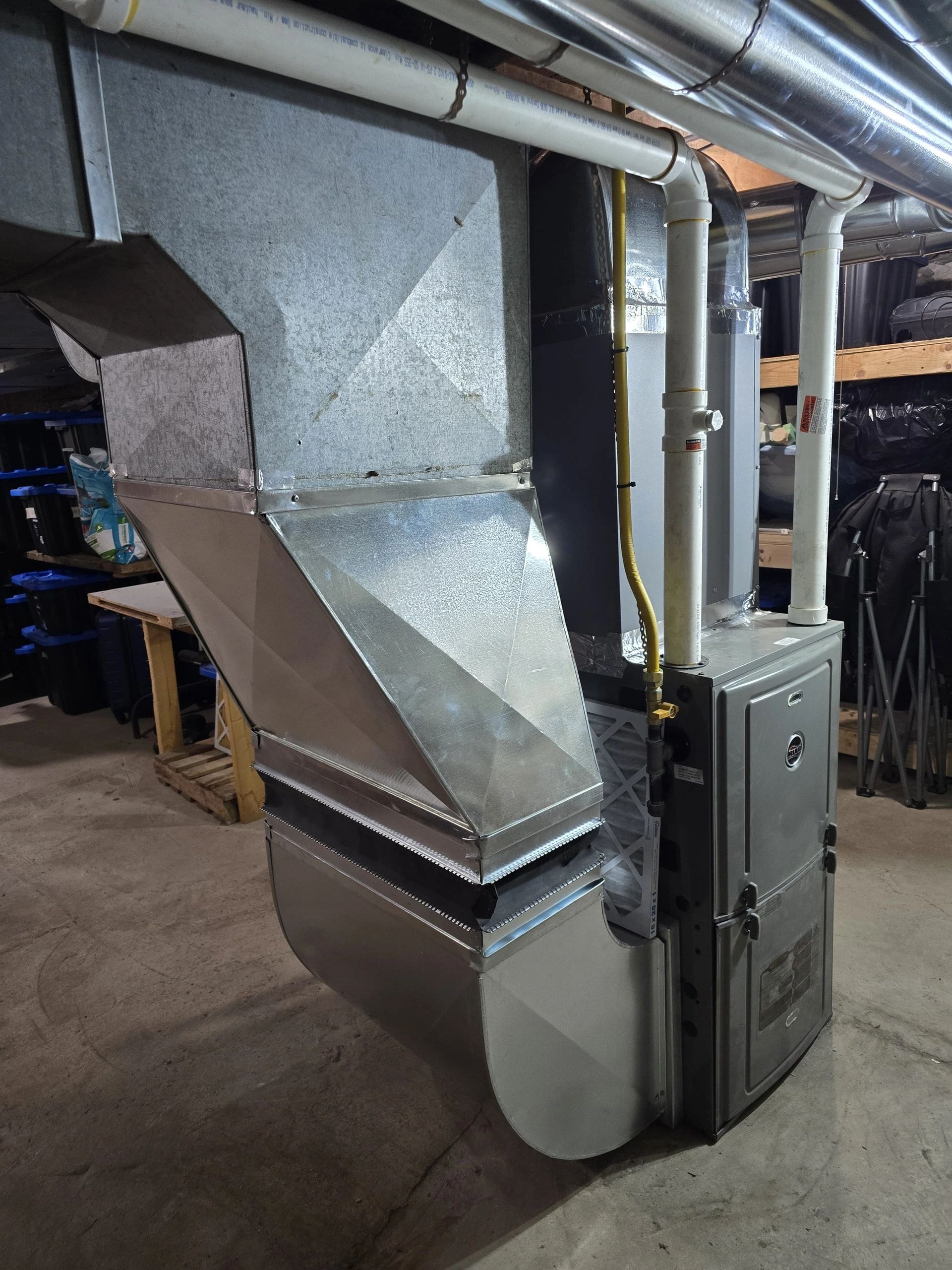 Professional HVAC ductwork installation in Trenton Ontario — Johnston Mechanical HVAC LTD heating and cooling